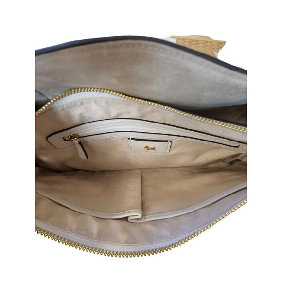 Radley London Sloane Mews Medium Satchel Bag-NWT Natural - Picture 7 of 8